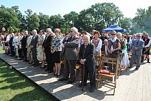 Uczestnicy uroczystości wysłuchali mszy, a następnie przystąpiono do dalszych punktów programu.