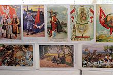 Pokazano również bardzo ciekawą kolekcję patriotycznych pocztówek.