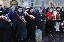 Żegnali Generała przedstawiciele Rodzin Katyńskich.