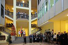 Przybyłych na uroczystość gości powitała Renata Godyń-Swędzioł, Dyrektor Szpitala Miejskiego Specjalistycznego im. Gabriela Naru