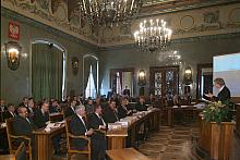 Posiedzenie - zwołane do Sali Obrad w  krakowskim Magistracie - było poświęcone między innymi przygotowywanej ustawie metropolit