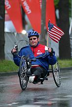 Niektórzy ze "sprawnych inaczej" zawodników przybyli aż z za Oceanu.