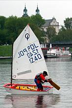 Uczestnicy regat ostro rywalizowali.