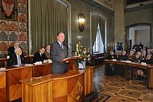 "Winni jesteśmy Wam szacunek za walkę i za patriotyzm po skończeniu walki" powiedział w swoim wystąpieniu wicemarszałe