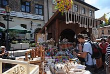 Nie zabrakło także kramu z drewnianymi wyrobami.