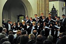 Tak rozpoczął swój koncert Chór Kameralny Soboru Smolnego, jeden z najbardziej znanych petersburskich chórów.  