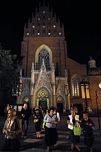 Krakowianie, którzy zdecydowali się wysłuchać koncertu - na który złożyły się fragmenty liturgii św.  Jana Złotoustego Rachmanin