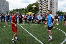 Otwarcie boiska wielofunkcyjnego i boiska do piłki nożnej wraz z zapleczem Klubu Sportowego Baszta