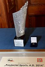 Uroczystość wręczenia statuetek laureatom konkursu o tytuł „Przyjaciela Sportu”