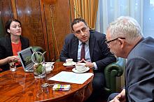 Spotkanie z Giorgi Vashadze z Gruzji