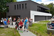 Otwarcie nowego budynku biurowo-szatniowego Międzyszkolnego Ośrodka Sportowego Kraków Wschód