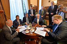 Podpisanie porozumienia Gmina Skawina – CEZ Skawina – MPEC SA