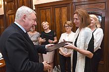 Spotkanie z osobami szczególnie zaangażowanymi w pomoc ofiarom wypadku w Tenczynie