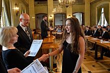 Wręczenie nagród dla uczniów krakowskich gimnazjów za szczególne osiągnięcia w konkursach, olimpiadach przedmiotowych