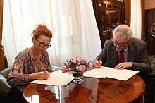 Podpisanie listu intencyjnego w sprawie utworzenia galerii Jerzego Dudy – Gracza