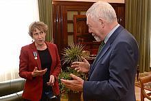 Spotkanie z Ellen Germain - Konsul Generalną Stanów Zjednoczonych kończącą misję dyplomatyczną w Krakowie