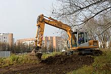 Rozpoczęcie budowy domów komunalnych, Mały Płaszów