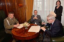 Podpisanie listu intencyjnego dotyczącego współpracy 5 Wojskowego Szpitala Klinicznego z Polikliniką SP ZOZ i Gminy Miejskiej Kraków