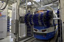 Uruchomienie nowej hali myjni Stacji Obsługi Tramwajów przy ul. Ujastek