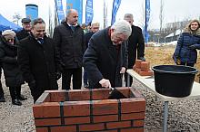 Wmurowanie aktu erekcyjnego pod budowę Dzielnicowego Centrum Sportu i Rekreacji Na Kozłówce