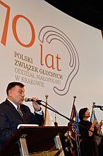 Uroczystość Jubileuszu 70-lecia Oddziału Małopolskiego Polskiego Związku Głuchych w Krakowie