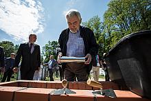 Wmurowania kamienia węgielnego pod budowę boiska Klubu Sportowego Kolejarz Prokocim