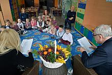 Spotkanie z dziećmi w przedszkolu „Pan Samochodzik”