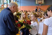 Wizyta gospodarska Prezydenta Miasta Krakowa w Szkole Podstawowej nr 134 przy ul. Kłuszyńskiej 46