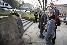 96. rocznica wyzwolenia Krakowa spod władzy zaborczej - uroczystości na Placu Niepodległości