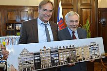 Spotkanie z nadburmistrzem Lipska Burkhardem Jungiem i delegacją radnych