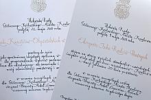 Wręczenie brązowych medali „Cracoviae Merenti” Okręgowej Izbie Radców Prawnych i Ruchowi Komitetów Obywatelskich