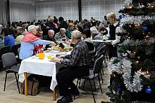 Wigilia z niepełnosprawnymi krakowianami