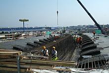 Węzeł Ofiar Katynia budowie