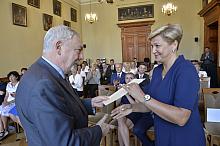 Uroczystość wręczenia aktów powierzenia stanowisk dyrektorom szkół i placówek