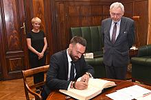 Wizyta powitalna nowego Konsula Generalnego Słowacji Tomáša Kašaja