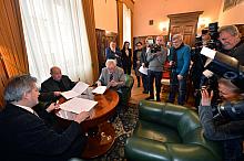 Podpisanie trójporozumienia w sprawie utworzenia Muzeum – Miejsca Pamięci na terenie dawnego KL Plaszów