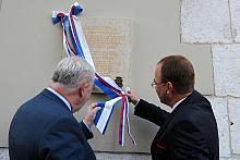 Uroczystość odsłonięcia tablicy pamiątkowej Jana i Jerzego Turzonów