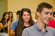 Spotkanie z licealistami uczestniczącymi w wymianie polsko-włoskiej