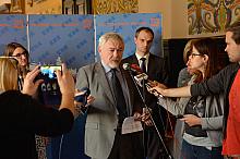 Konferencja prasowa dotycząca rozprawy sądowej na temat uchwały antysmogowej