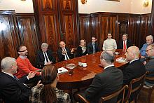 Spotkanie z Czesławem Langiem i delegacją z Trydentu