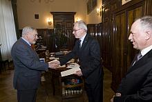 Spotkanie z dyr. V Liceum Ogólnokształcącego i Zespołu Szkół Łączności