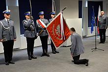 Uroczystość zdania obowiązków przez nadinsp. Mariusza Dąbka oraz wprowadzenia insp. Tomasza Miłkowskiego na stanowisko komendanta wojewódzkiego policji w Krakowie